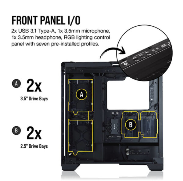 Corsair Crystal 570X RGB Mirror Black