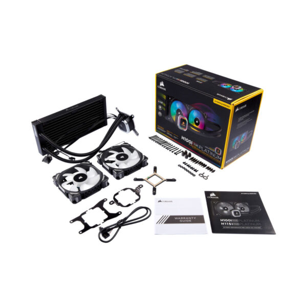Corsair H100i RGB Platinum 240mm Liquid CPU Cooler