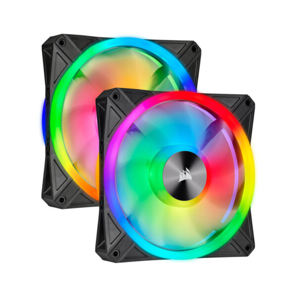 Corsair ICUE QL140 RGB 140MM PWM Dual Fan Kit WI